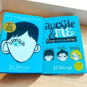Wonder and Auggie & Me Book Set by R.J. Palacio